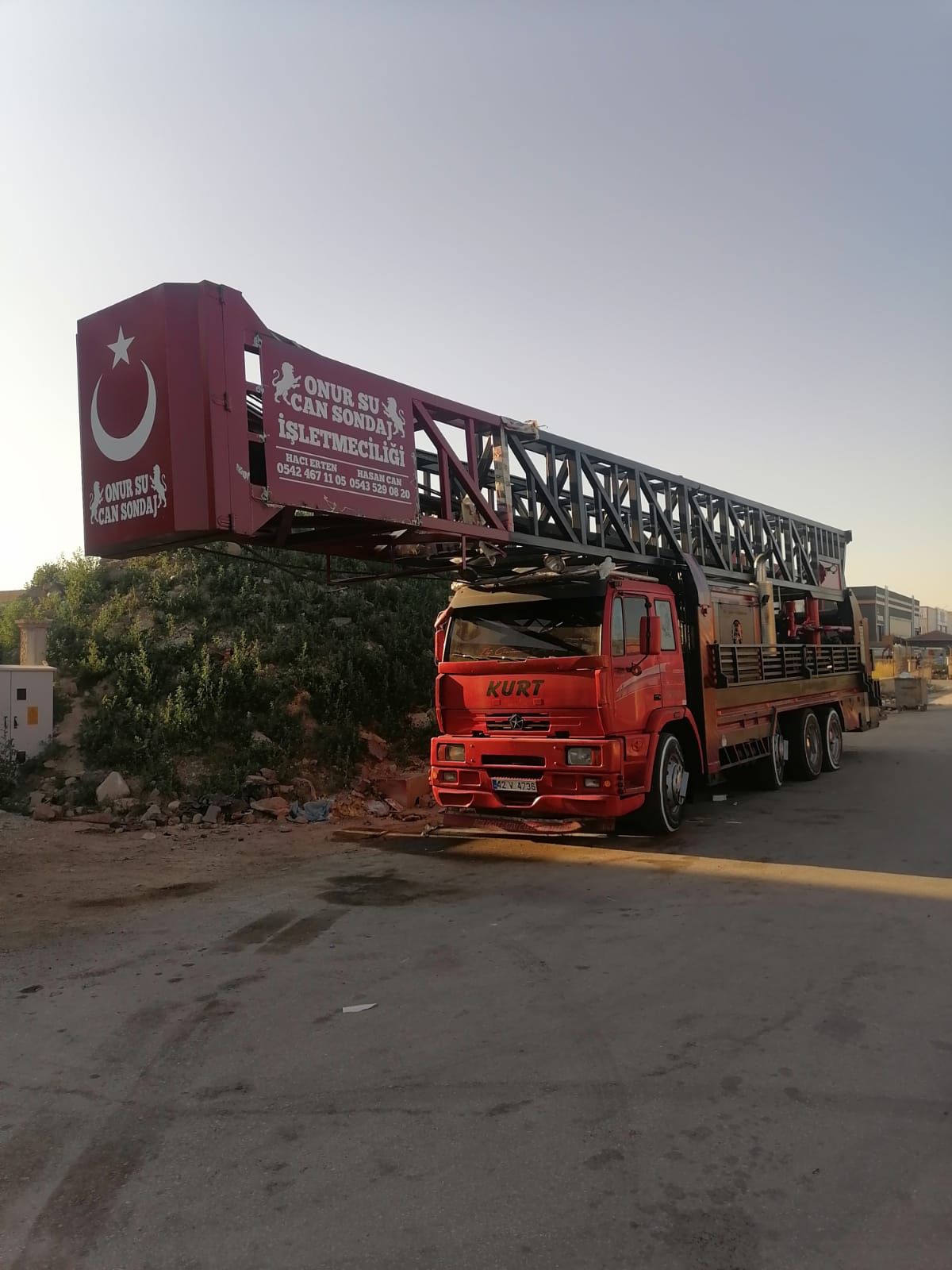 Onur Su Can Sondaj 1000 meter drilling machine