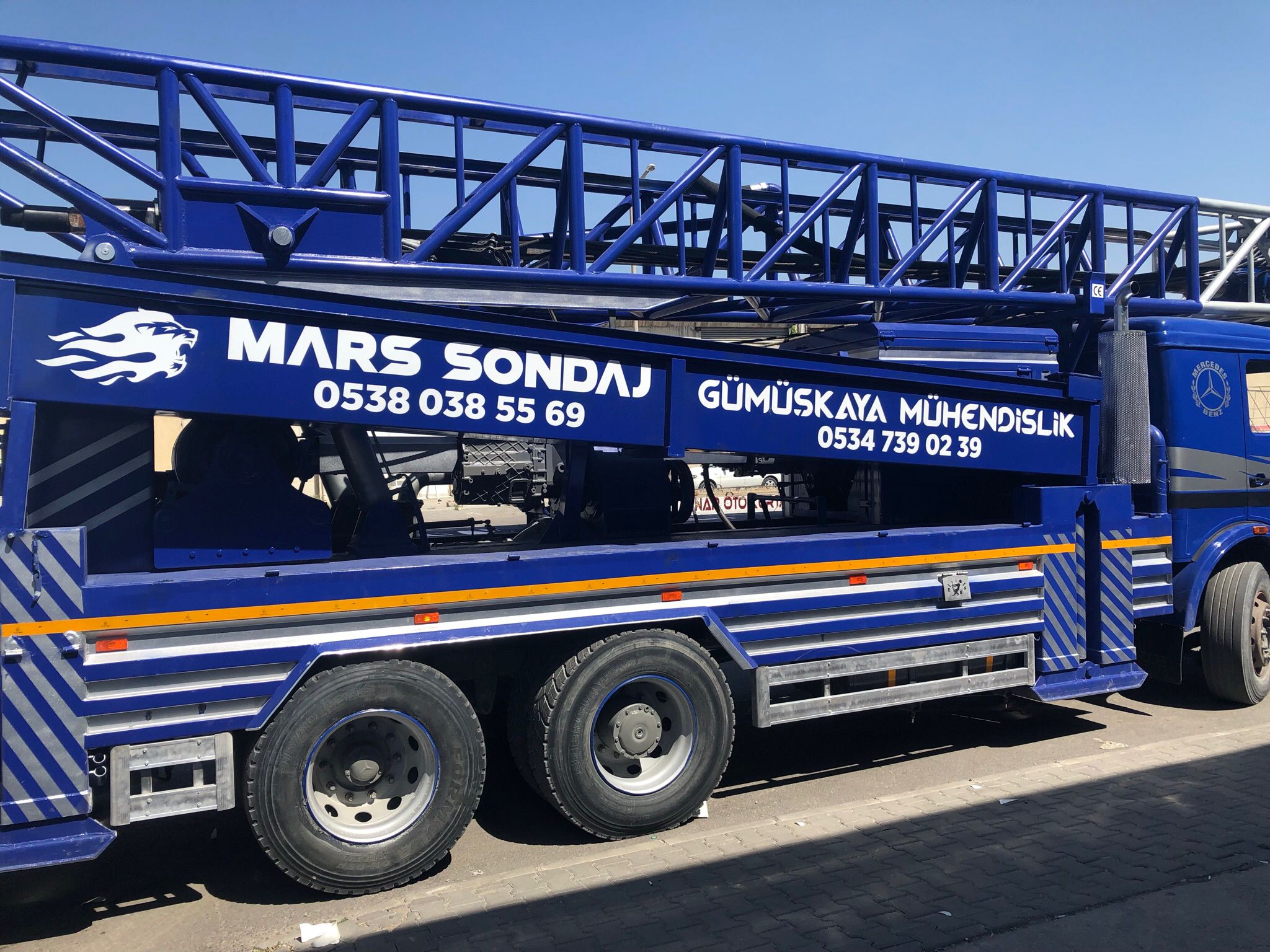 The drilling machine was completed for Mars drilling company.