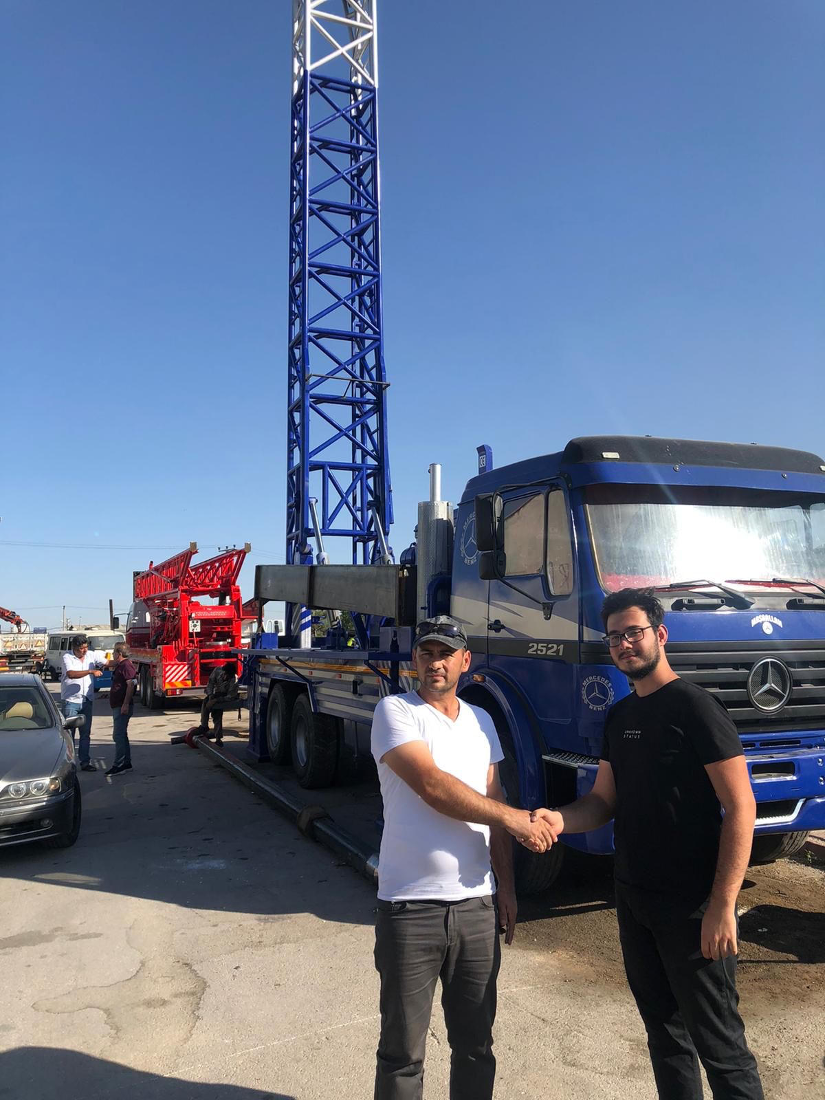 The drilling machine was completed for Mars drilling company.