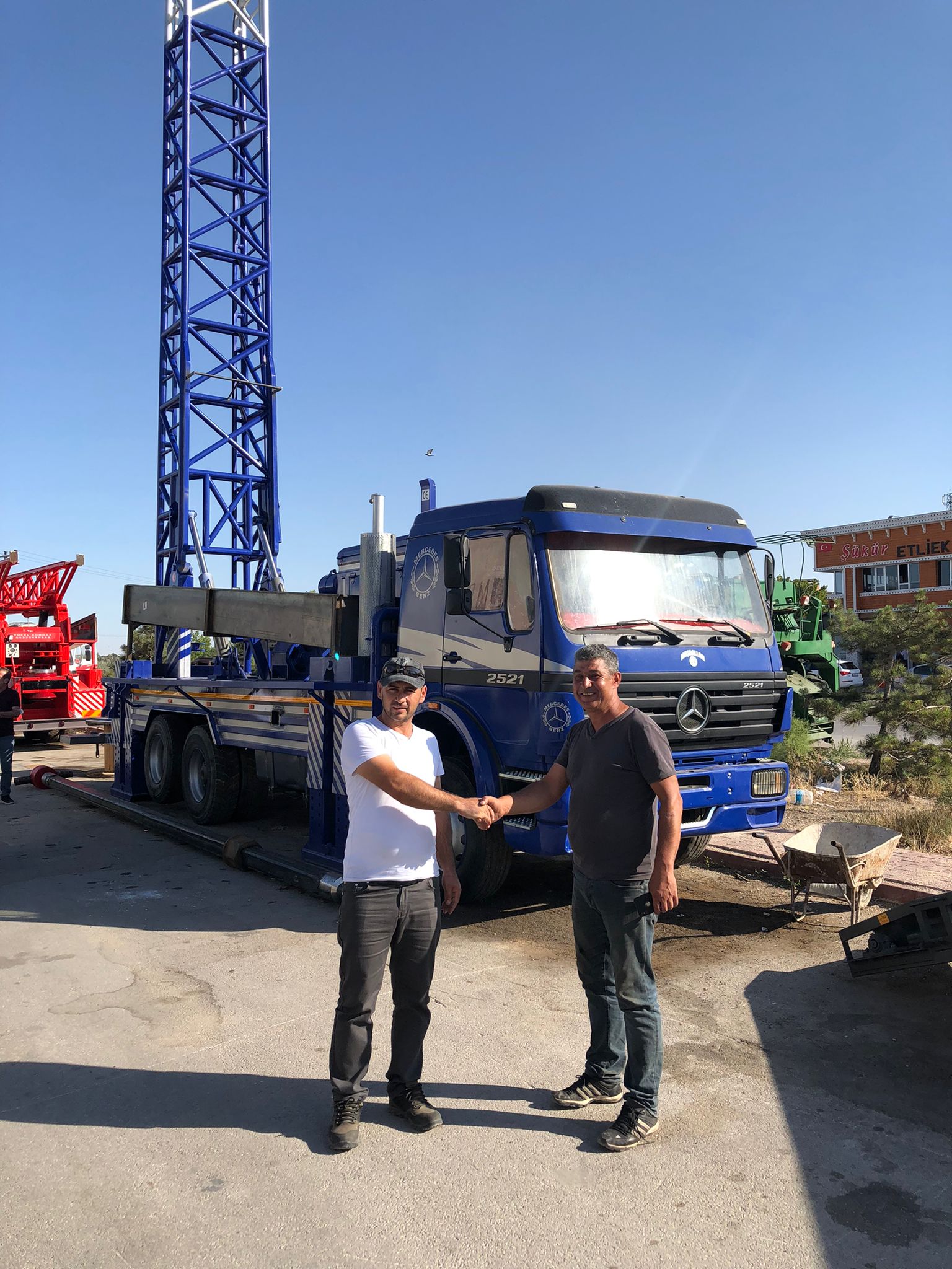 The drilling machine was completed for Mars drilling company.