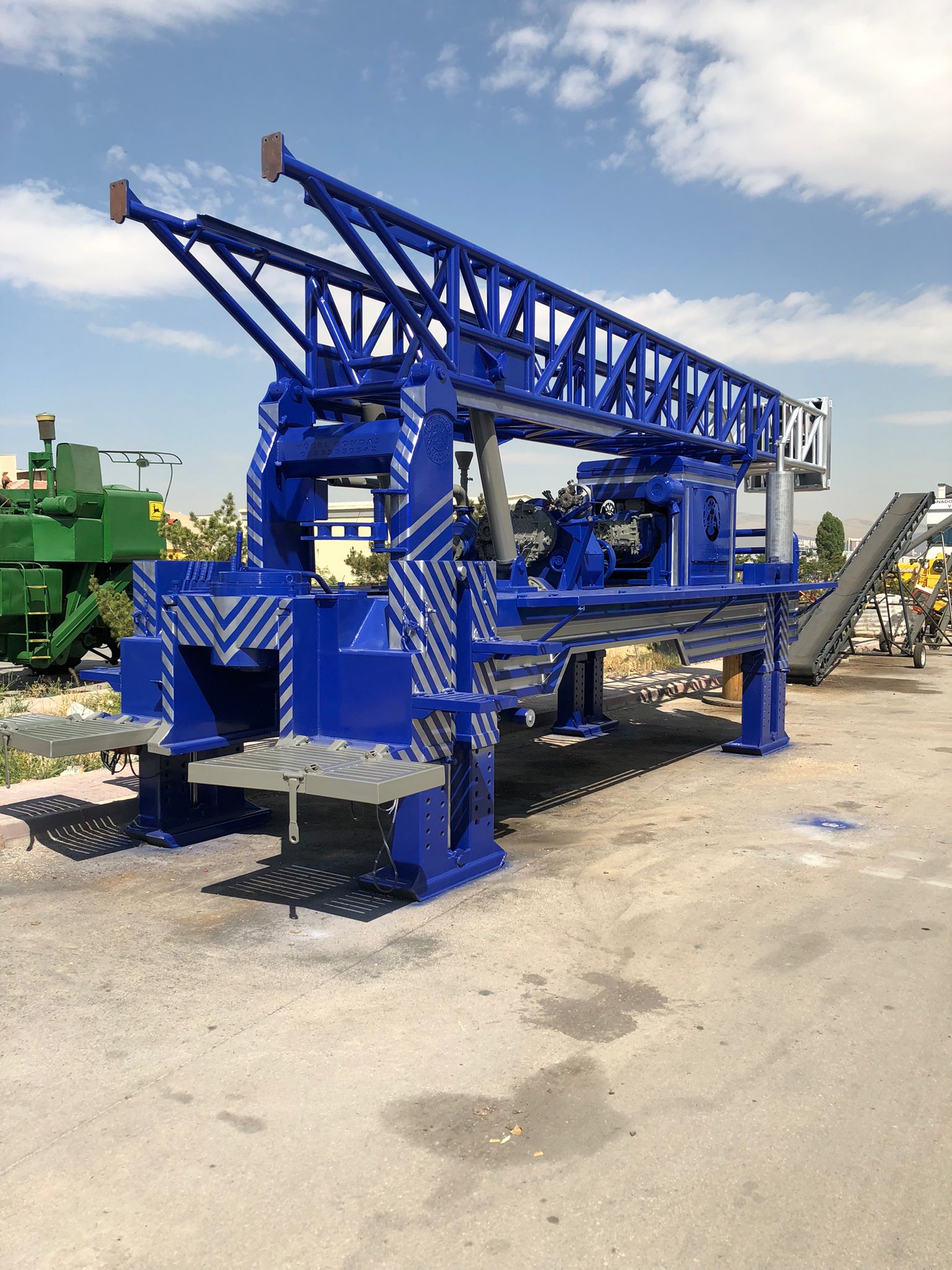 The drilling machine was completed for Mars drilling company.