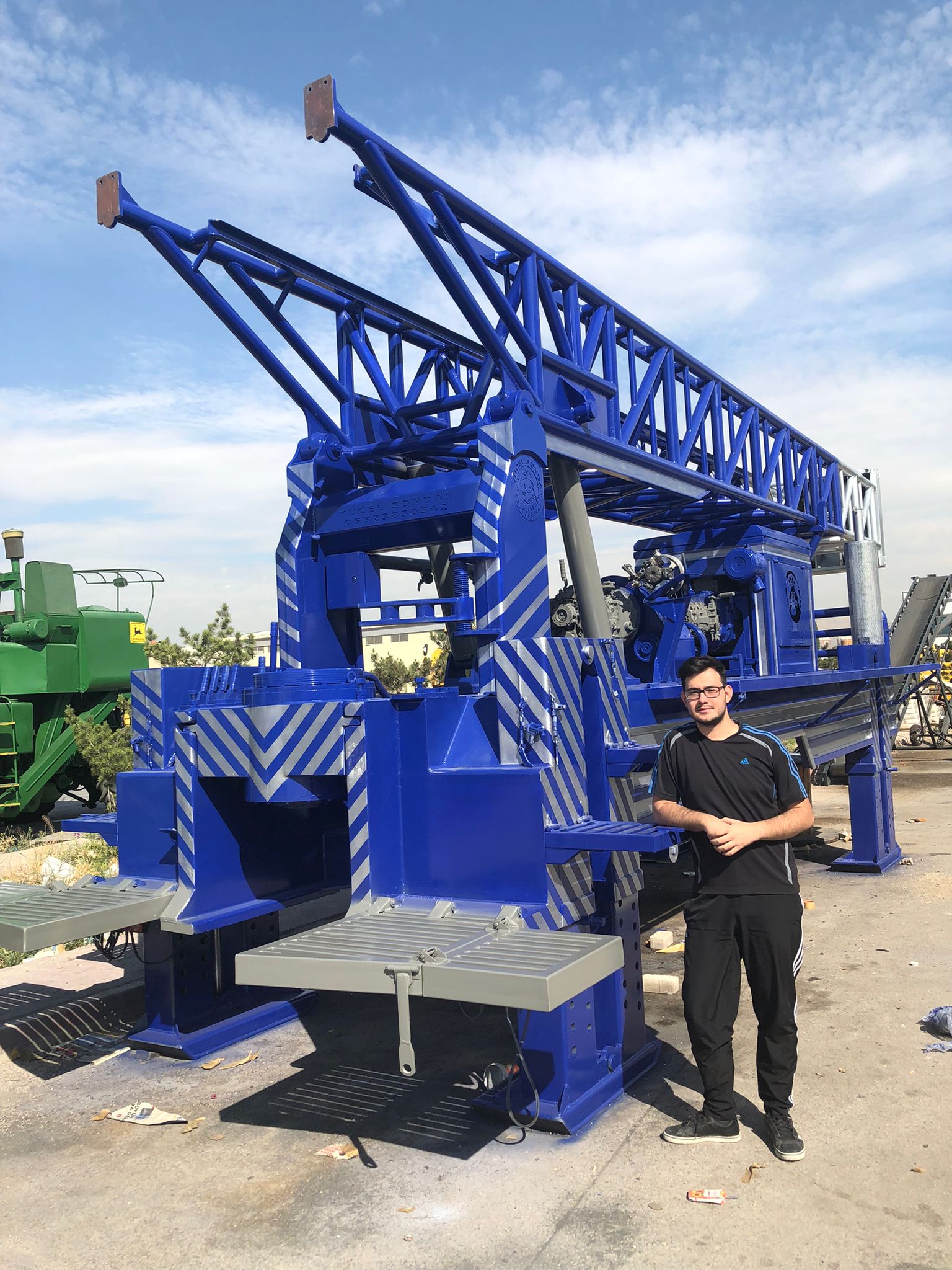 The drilling machine was completed for Mars drilling company.