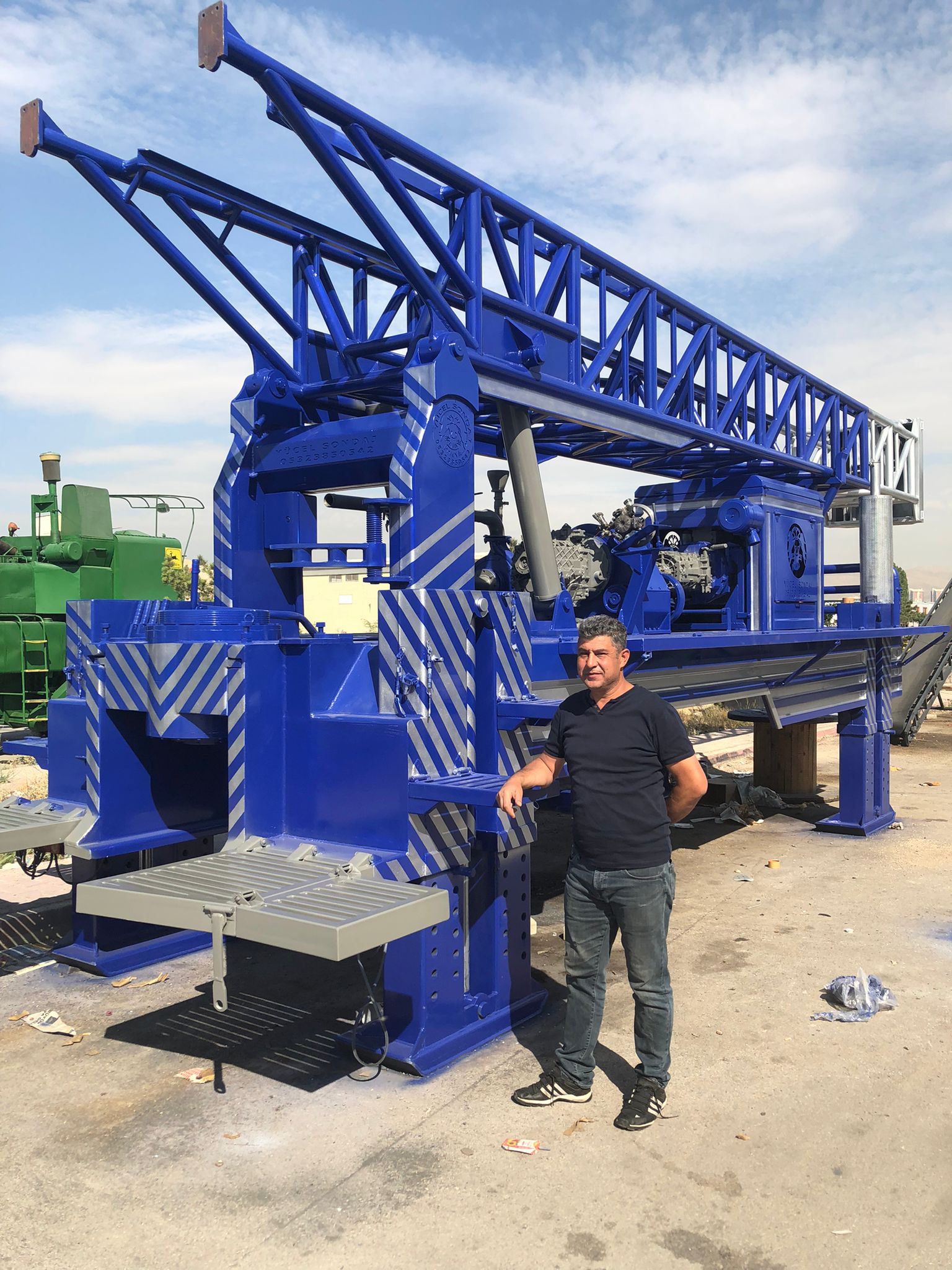 The drilling machine was completed for Mars drilling company.
