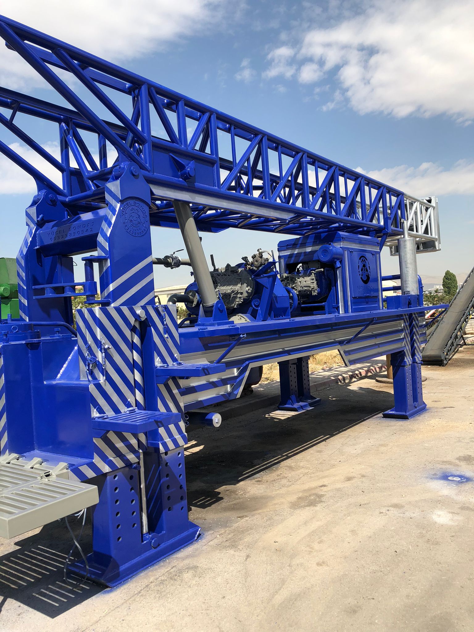 The drilling machine was completed for Mars drilling company.